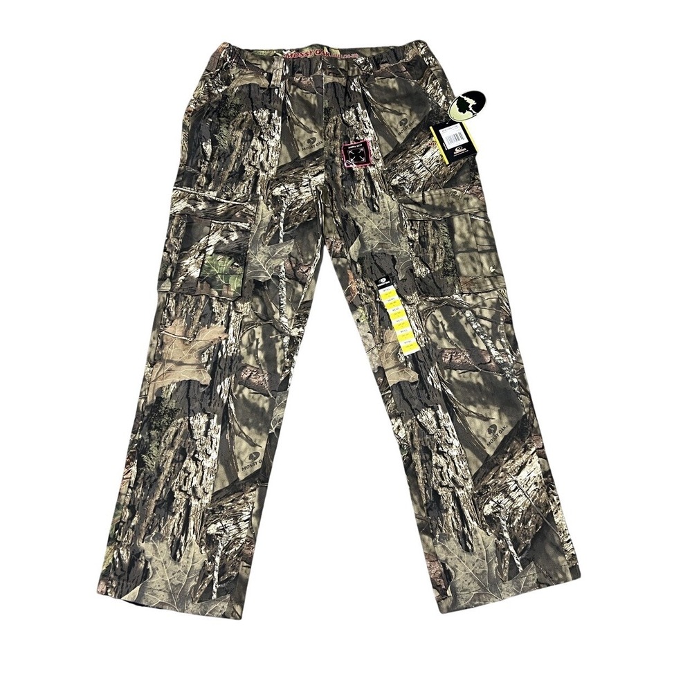Mossy Oak Mountain Country Camo Cargo Hunting Pants Mens Large 36-38 NWT Flex